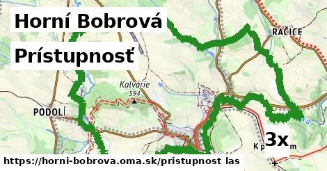 prístupnosť v Horní Bobrová