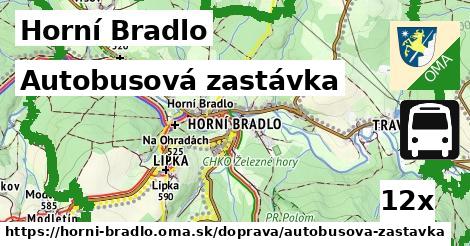 Autobusová zastávka, Horní Bradlo