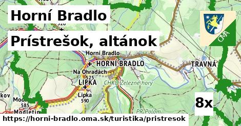 Prístrešok, altánok, Horní Bradlo