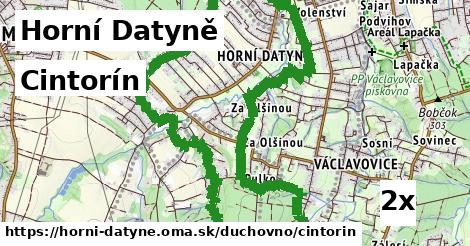 Cintorín, Horní Datyně