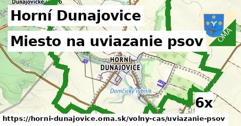 Miesto na uviazanie psov, Horní Dunajovice