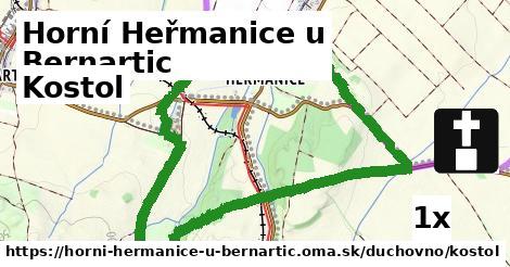 kostol v Horní Heřmanice u Bernartic