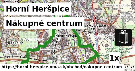 nákupné centrum v Horní Heršpice