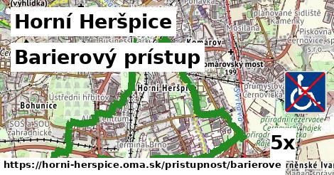 Barierový prístup, Horní Heršpice