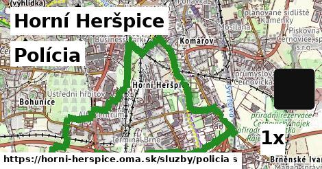 Polícia, Horní Heršpice