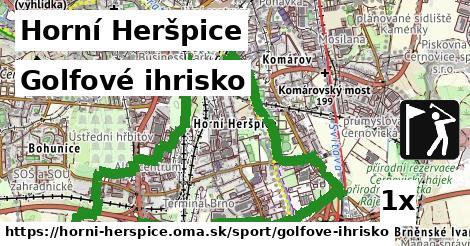 golfové ihrisko v Horní Heršpice