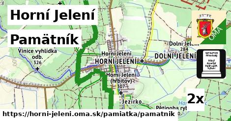 Pamätník, Horní Jelení