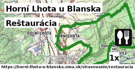 reštaurácia v Horní Lhota u Blanska