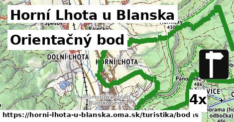 Orientačný bod, Horní Lhota u Blanska