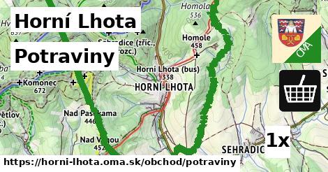 Potraviny, Horní Lhota