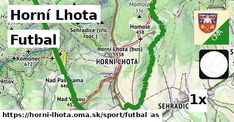 futbal v Horní Lhota