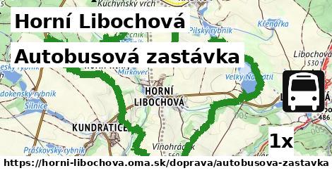 Autobusová zastávka, Horní Libochová