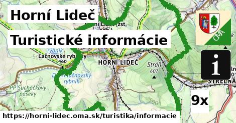 Turistické informácie, Horní Lideč