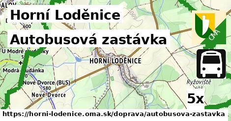 Autobusová zastávka, Horní Loděnice