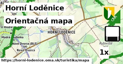 Orientačná mapa, Horní Loděnice