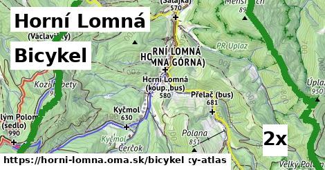 bicykel v Horní Lomná