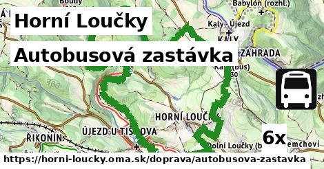 Autobusová zastávka, Horní Loučky