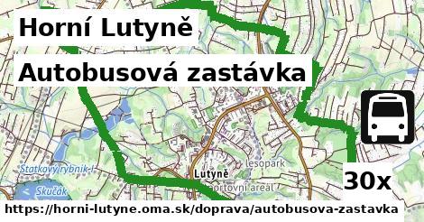 Autobusová zastávka, Horní Lutyně