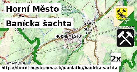 Banícka šachta, Horní Město