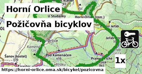 Požičovňa bicyklov, Horní Orlice