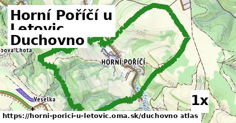 duchovno v Horní Poříčí u Letovic