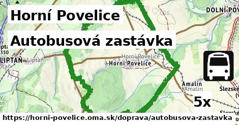 Autobusová zastávka, Horní Povelice