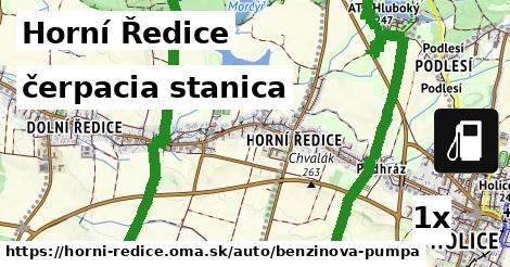 čerpacia stanica, Horní Ředice