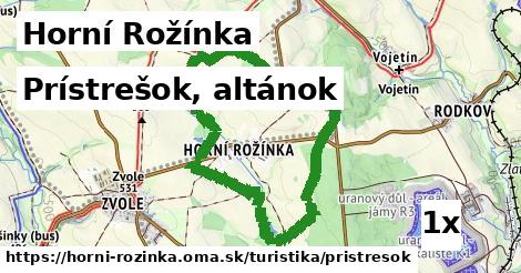 Prístrešok, altánok, Horní Rožínka