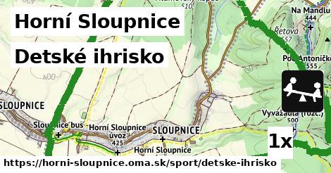 detské ihrisko v Horní Sloupnice