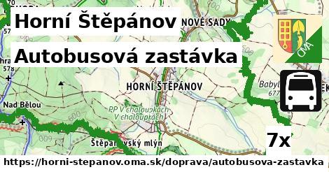 Autobusová zastávka, Horní Štěpánov