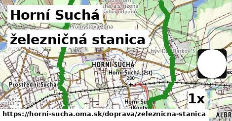 železničná stanica v Horní Suchá