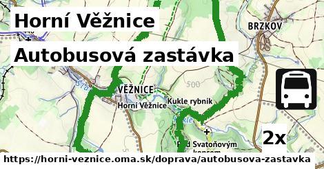 Autobusová zastávka, Horní Věžnice