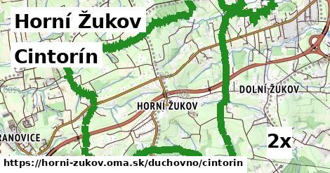 Cintorín, Horní Žukov