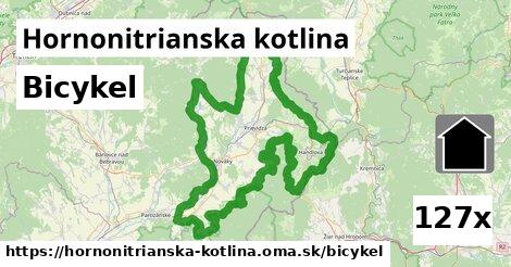 bicykel v Hornonitrianska kotlina