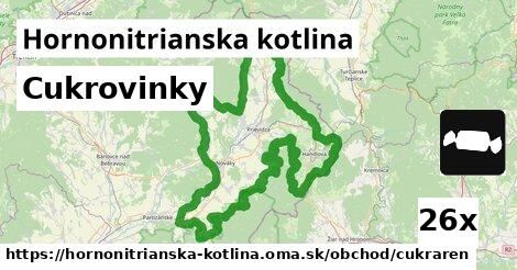 Cukrovinky, Hornonitrianska kotlina