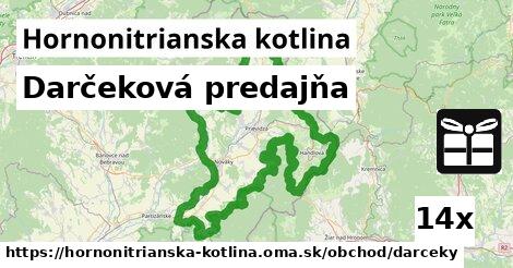 Darčeková predajňa, Hornonitrianska kotlina