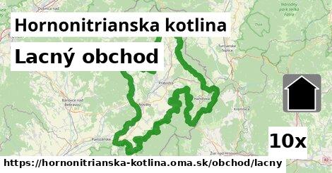 Lacný obchod, Hornonitrianska kotlina