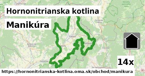 Manikúra, Hornonitrianska kotlina