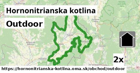 Outdoor, Hornonitrianska kotlina