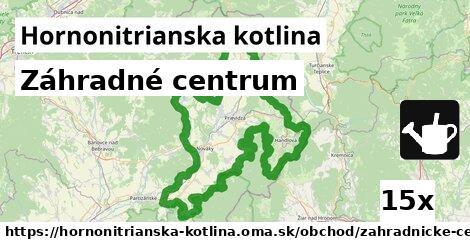 Záhradné centrum, Hornonitrianska kotlina