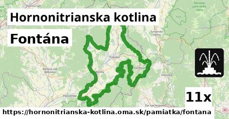 Fontána, Hornonitrianska kotlina