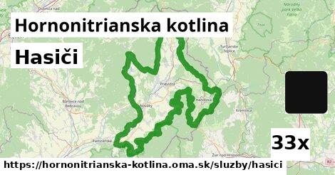 Hasiči, Hornonitrianska kotlina