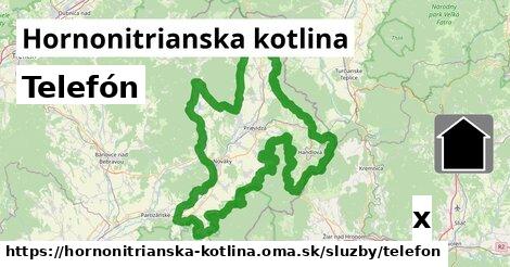 Telefón, Hornonitrianska kotlina