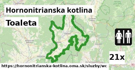 Toaleta, Hornonitrianska kotlina