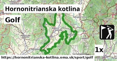 Golf, Hornonitrianska kotlina