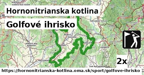 Golfové ihrisko, Hornonitrianska kotlina