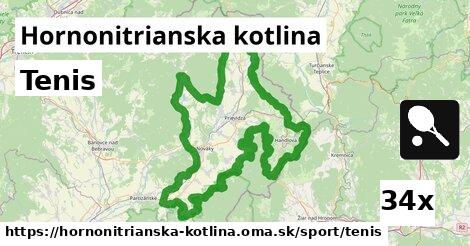 Tenis, Hornonitrianska kotlina