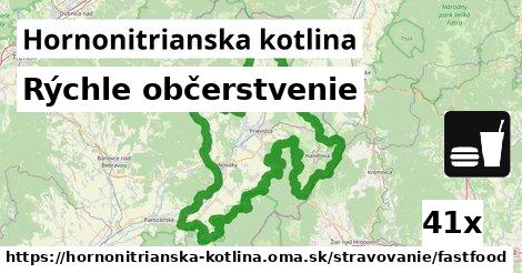 Rýchle občerstvenie, Hornonitrianska kotlina