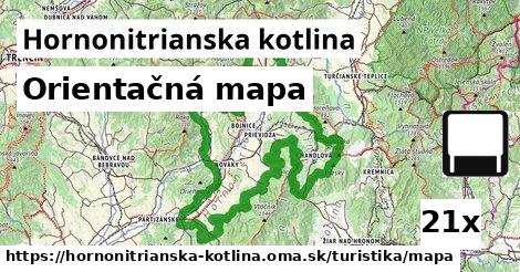 Orientačná mapa, Hornonitrianska kotlina