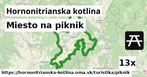 Miesto na piknik, Hornonitrianska kotlina